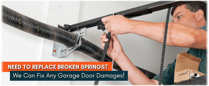 Broken Garage Door Spring Columbia IL